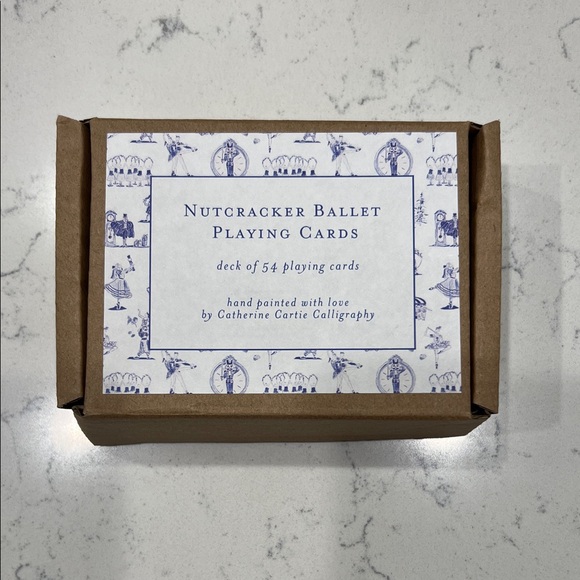 Catherine Cartie Other - BRAND NEW HAND CALLIGRAPHY Nutcracker Ballet Playing Cards